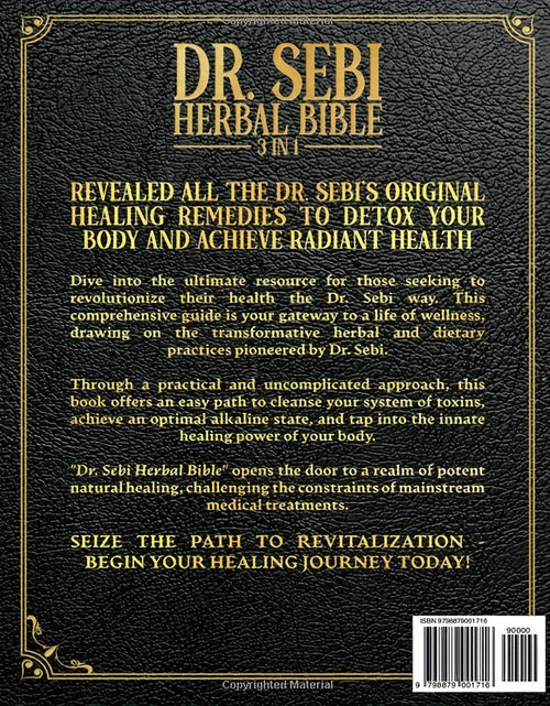 Load image into Gallery viewer, The De Sebi Herbal Bible: A Comprehensive Guide That Introduces De Sebi'S Healing Herbs for Complete Body Cleansing And Lasting Health. Softcover - Written by Valeria-Cruz Mendez, Revealing The True Healing Solutions of De Se