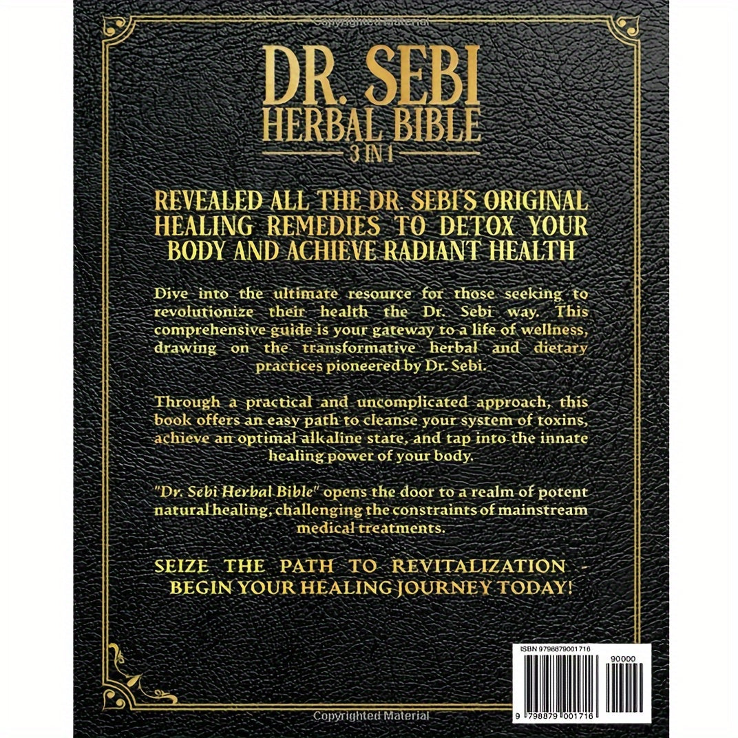 The De Sebi Herbal Bible: A Comprehensive Guide That Introduces De Sebi'S Healing Herbs for Complete Body Cleansing And Lasting Health. Softcover - Written by Valeria-Cruz Mendez, Revealing The True Healing Solutions of De Se