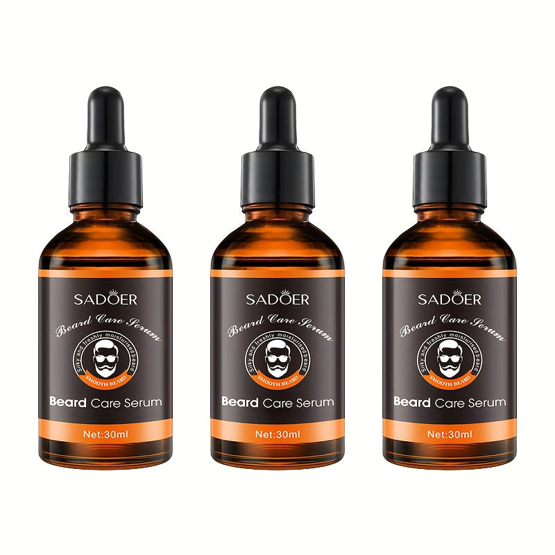 Beard Care Essence - Moisturizing, Nourishing Serum for Healthy Beard | Natural, Gentle, Non-Greasy | 1pc/3pcs