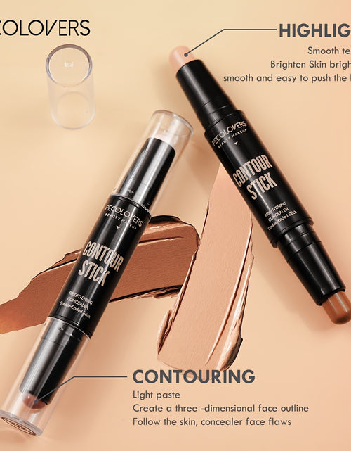 Load image into Gallery viewer, 3pcs/SET Dual-Ended Matte Contour Stick And Concealer Waterproof And Sweat-Resistant Enhanced Brightening And Coverage for All Skin Types