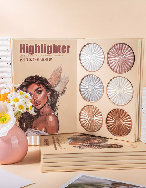 Load image into Gallery viewer, 43-Color Book-Style Folding Makeup Palette, Matte Contour Blush Makeup Palette, Pearlescent Fine Glitter Highlighter Powder, Multi-Functional Makeup