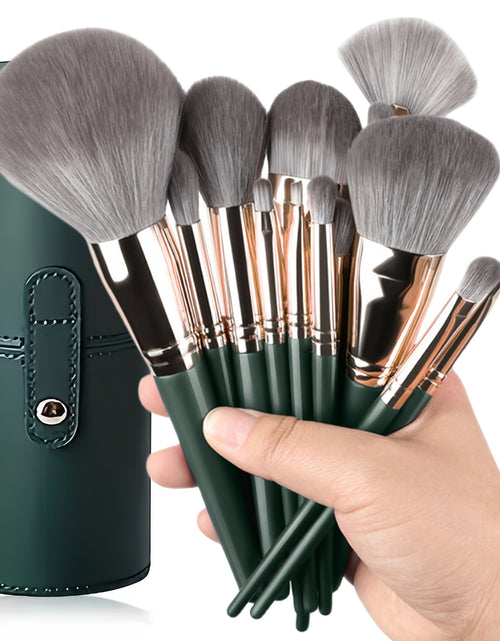 Load image into Gallery viewer, Premium Makeup Brush Set - Soft Synthetic Bristles For Flawless Application, Includes Blush, Foundation, Eye Shadow & More - Perfect For Beginners To Pros, Ideal Travel Companion & Gift