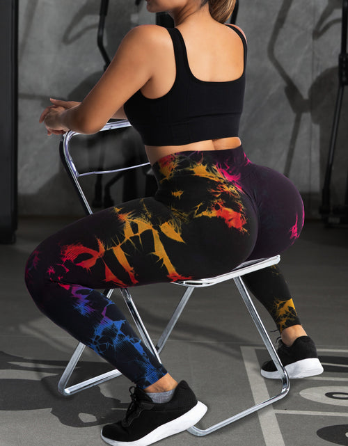 Load image into Gallery viewer, Plus Size High Waist Tie Dye Yoga Pants - Lift Butt, Comfortable, Stretchy for Fitness & Running (Skinny Leggings)