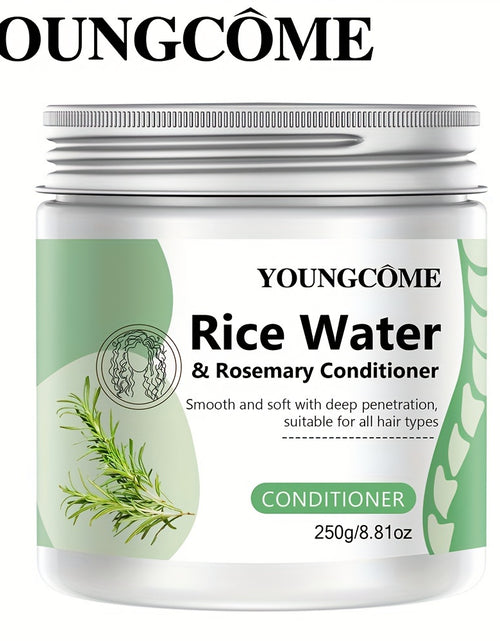 Load image into Gallery viewer, Rice Water Hair Mask 250g-contains rosemary and ginger extracts, deeply moisturizes hair, makes hair soft, strengthens hair quality and makes hair more beautiful