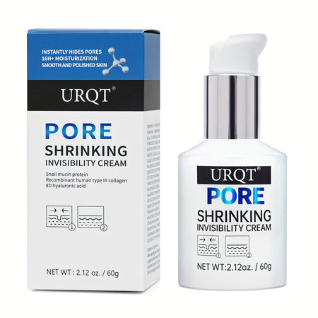 Pore Invisibility Makeup Primer Cream, Hides Pores Makeup Base, 16H+ Moisturization Smooth And Polished Skin, Soothing Skin Makeup Primer