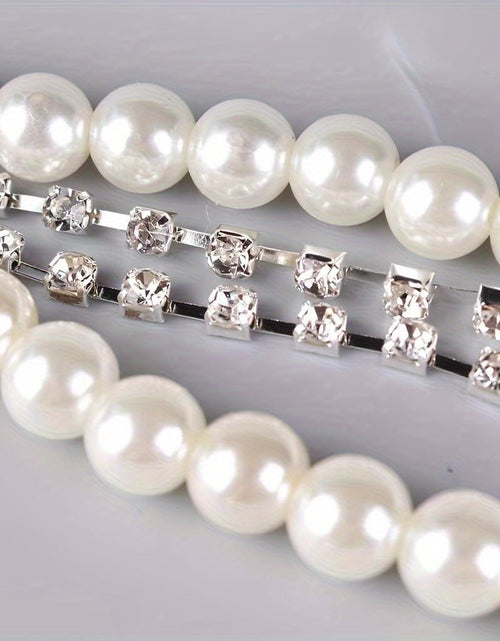 Load image into Gallery viewer, Fashion Pearl Chain Elastic Suspenders - Versatile & Stylish