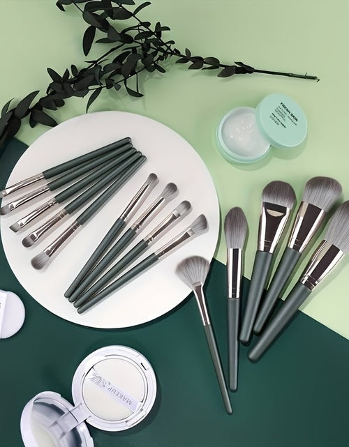 Load image into Gallery viewer, Premium Makeup Brush Set - Soft Synthetic Bristles For Flawless Application, Includes Blush, Foundation, Eye Shadow & More - Perfect For Beginners To Pros, Ideal Travel Companion & Gift