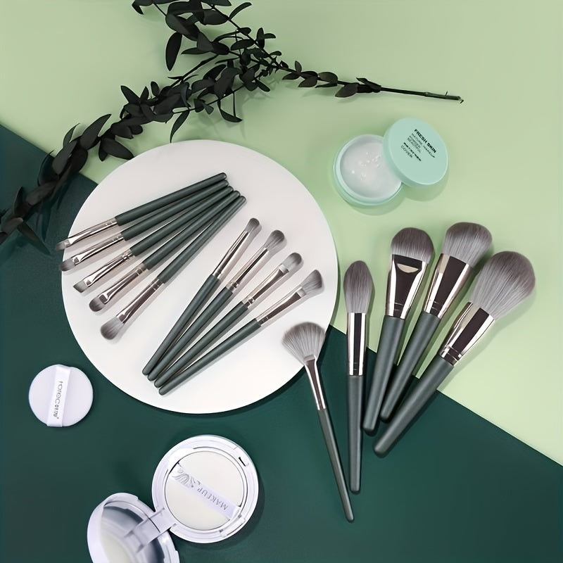 Premium Makeup Brush Set - Soft Synthetic Bristles For Flawless Application, Includes Blush, Foundation, Eye Shadow & More - Perfect For Beginners To Pros, Ideal Travel Companion & Gift