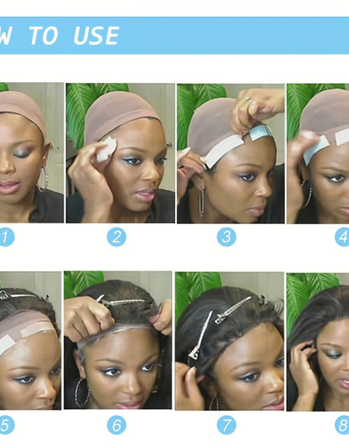 Load image into Gallery viewer, 36 Pieces Waterproof Double Side Adhesive Tape Lace Front Wig Tape Lace Wig Tape for Hair Extension Lace Front Support Toupee Wigs