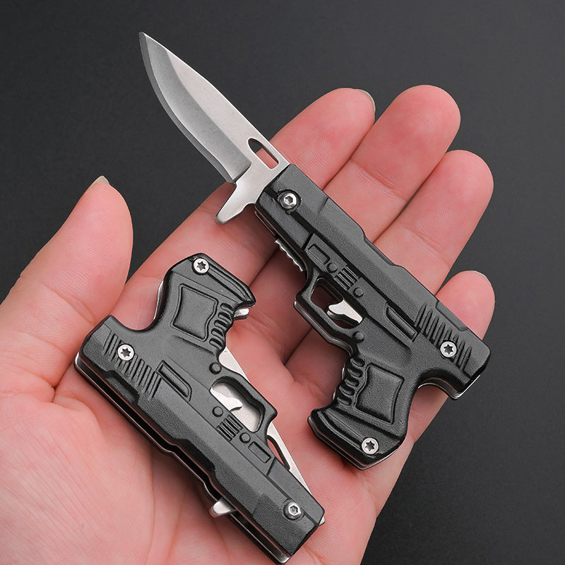 1pc Stainless Steel Outdoor Camping Pocket Knife, Fruit Knife, Knife Tools, Outdoor Camping Pocket Knife, Express Knife, Men'S Gift
