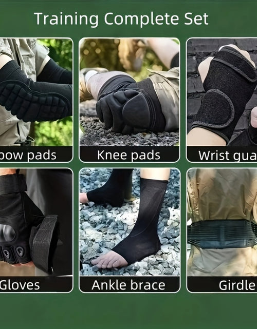 Load image into Gallery viewer, 2pcs/4pcs Universal Men&#39;s and Women&#39;s Knee and Elbow Equipment Set - Adjustable cushioning pads, made of moisture-wicking fabric | Suitable for all-day comfortable experiences during training, yoga, hiking, sports and heavy p
