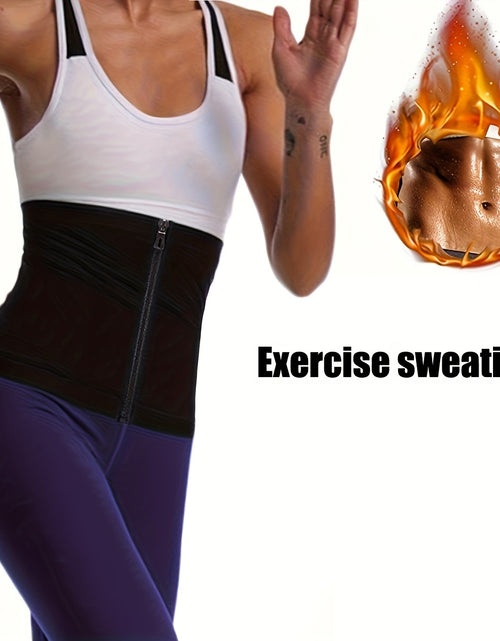 Load image into Gallery viewer, Women&#39;s Waist Trainer Shaper Sauna Sweat Belt Waist Trimmer
