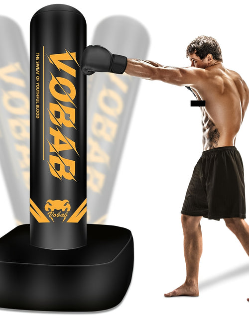 Load image into Gallery viewer, 70&quot; Heavy Punching Bag With Stand For Adults, Freestanding Boxing Bag For Men Women MMA Thai Fitness Karate Muay Beginners
