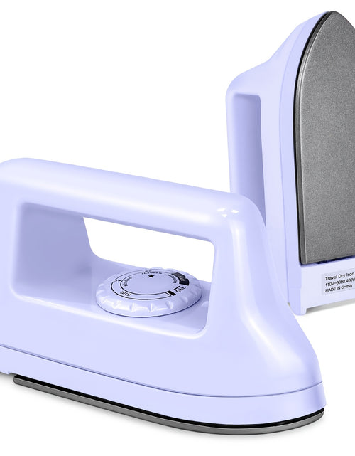 Load image into Gallery viewer, [Portable Mini Iron Heat Press] Mini 1pc Craft Iron Heat Press - 400W Portable Iron with Charging Base - Ideal for DIY T-Shirts, Shoes, Bags &amp; Vinyl Projects

