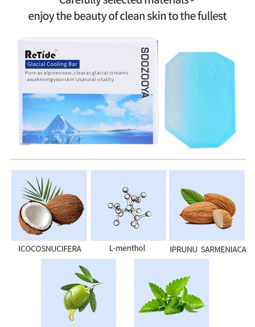 Load image into Gallery viewer, Summer Refresh Ice Skin Soap &amp; Hydration Bar Soap With Coconut Oil, 3.35 Oz Per Box Natural Vegan Cleanser For Oily Skin, Hypoallergenic &amp; Cruelty-Free Body Care Essential
