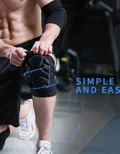 Load image into Gallery viewer, 2pcs/4pcs Universal Men&#39;s and Women&#39;s Knee and Elbow Equipment Set - Adjustable cushioning pads, made of moisture-wicking fabric | Suitable for all-day comfortable experiences during training, yoga, hiking, sports and heavy p
