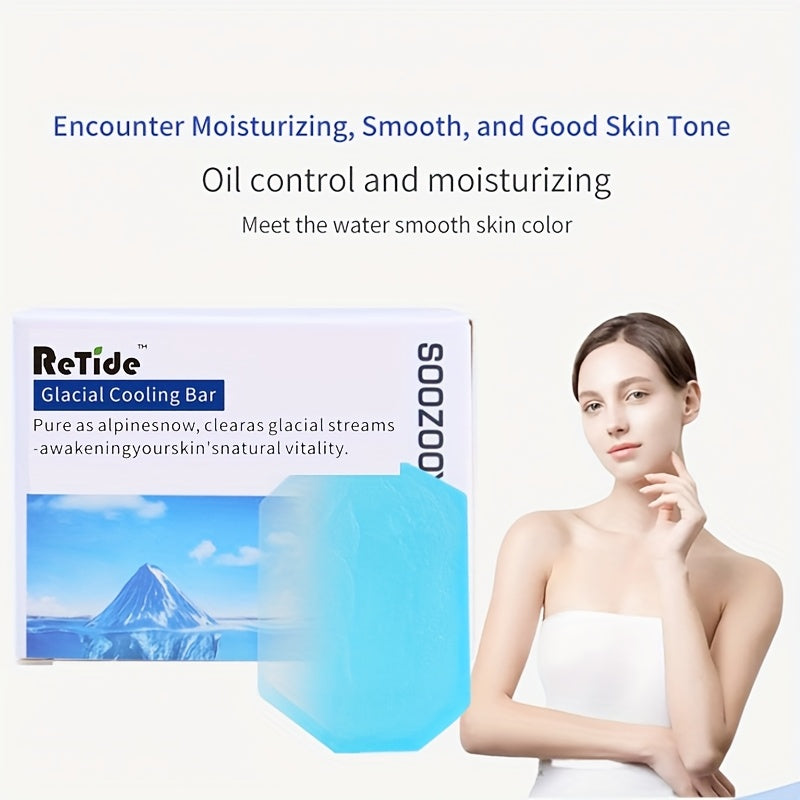Summer Refresh Ice Skin Soap & Hydration Bar Soap With Coconut Oil, 3.35 Oz Per Box Natural Vegan Cleanser For Oily Skin, Hypoallergenic & Cruelty-Free Body Care Essential
