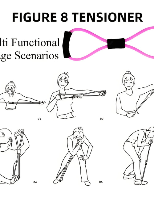 Load image into Gallery viewer, 11pcs Yoga Fitness Set, Elastic Band, Latex Hip Band, Latex Resistance Band, Yoga Ball, Stretching Band, for Pilates, Abdominal Band for Hip Exercise, Yoga Ball for Stretching
