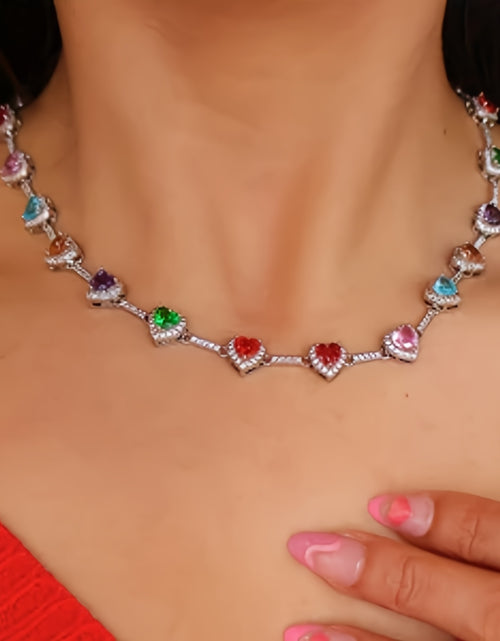 Load image into Gallery viewer, Unique Heart Shaped Stylish 10MM Love Necklace Multi Colors
