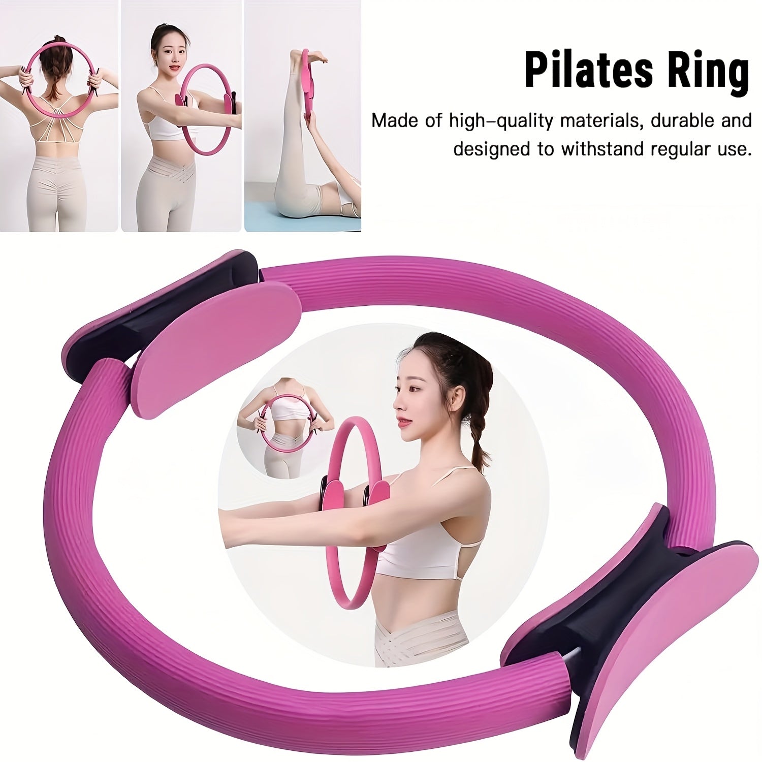 11pcs Yoga Fitness Set, Elastic Band, Latex Hip Band, Latex Resistance Band, Yoga Ball, Stretching Band, for Pilates, Abdominal Band for Hip Exercise, Yoga Ball for Stretching