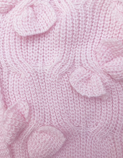 Load image into Gallery viewer, Women&#39;s Elegant Soft Pink Sweater Cardigan - Chic V-Open Front Neckline, Long Sleeve Layering Piece for Fall/Winter, Non-Transparent Sweater for Everyday &amp; Formal Outfits, Winter Apparel, Ribbed Texture, Durable Knitwear
