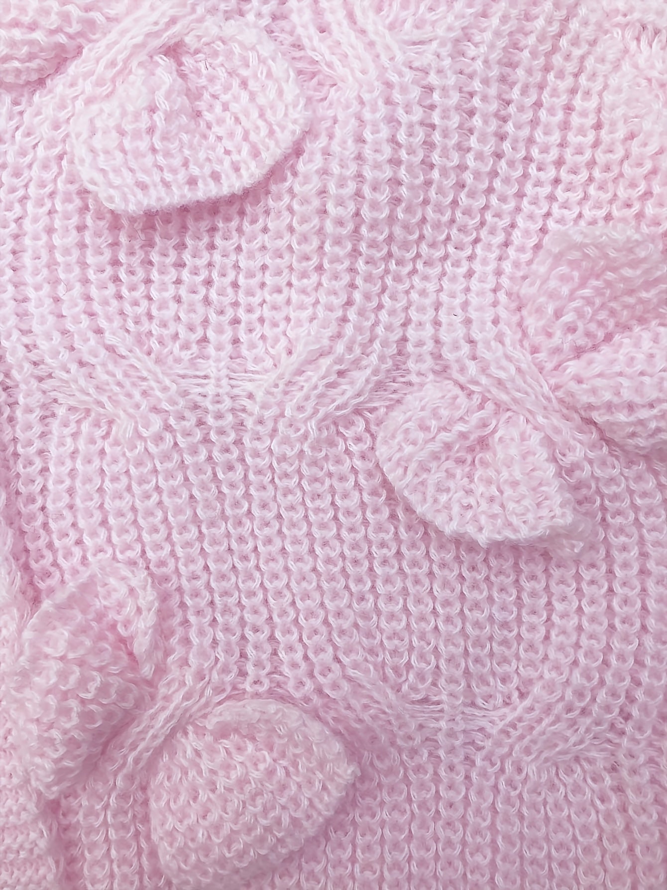 Women's Elegant Soft Pink Sweater Cardigan - Chic V-Open Front Neckline, Long Sleeve Layering Piece for Fall/Winter, Non-Transparent Sweater for Everyday & Formal Outfits, Winter Apparel, Ribbed Texture, Durable Knitwear