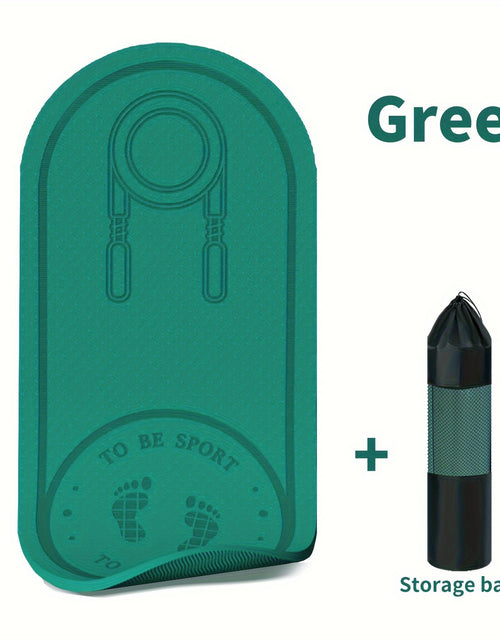 Load image into Gallery viewer, Double-sided Anti-slip Jump Rope Mat: Soft Shock Absorption and Sound Insulation for Home Gym, Fitness, Yoga, and Weight Loss
