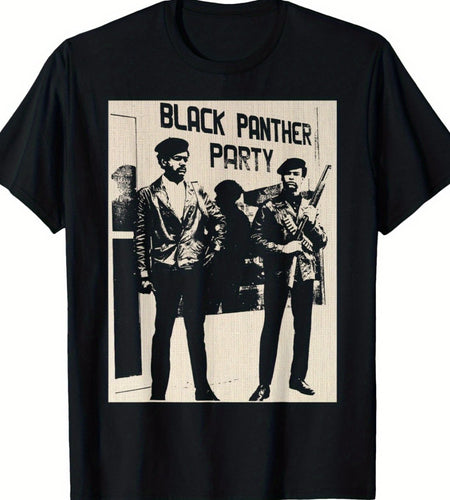BPP Vintage Black History Self Defense Black Panthers Party T-Shirt