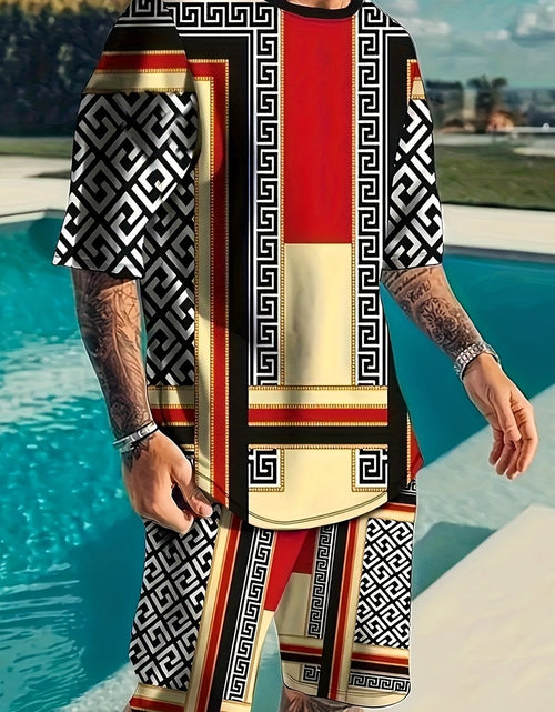 Load image into Gallery viewer, Men&#39;s Comfortable Sports Suit - 3D Digital Print, Breathable, Casual Wear

