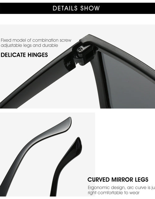 Load image into Gallery viewer, 2023 Vintage Male Flat Top Sunglasses Men Brand Black Square Shades UV400 Gradient
