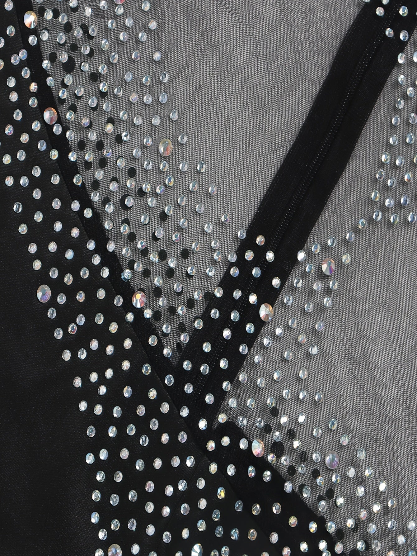 [Rhinestone Jumpsuit Rompers] Sexy Rhinestone PORRCEY Women Jumpsuit - Elegant Hot Drilling Process Rompers for Party Club Night Outfits