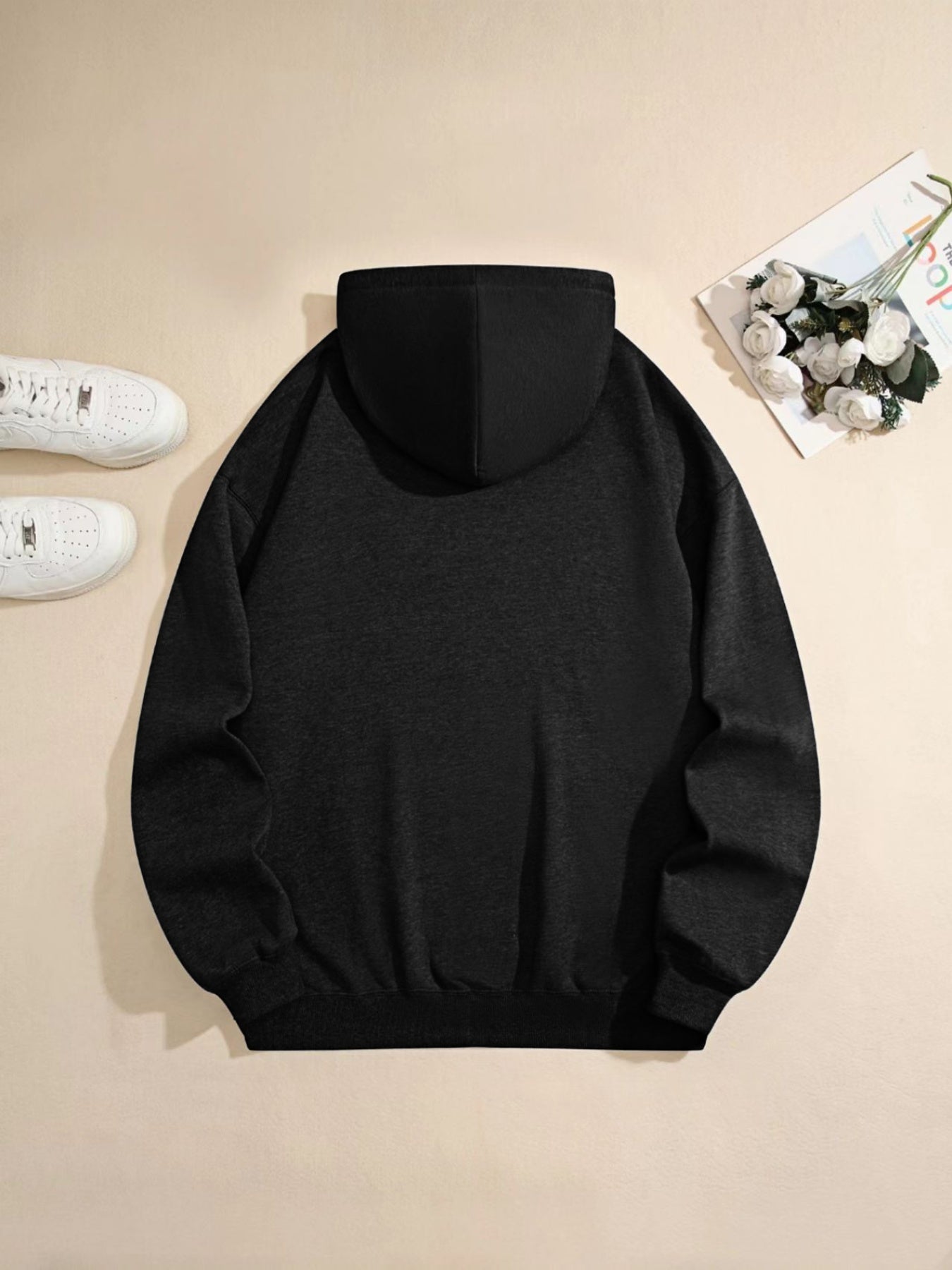 [Statement Hoodie for Women] Oversized "NOPE Not Today" Women's Hoodie - Long Sleeve Pullover Sweatshirt, Loose Fit Casual Clothing, Machine Washable