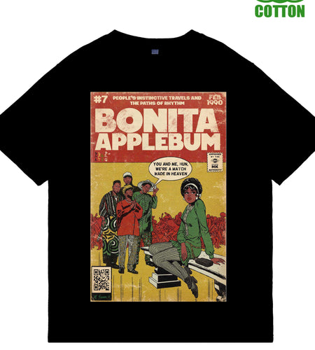 Bonita Applebum Black Cotton T-shirt Men's