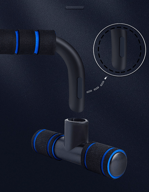 Load image into Gallery viewer, 1 Pair Ergonomic Push-Up Bars for Men - Non-Slip, Portable Strength Training Stands with Textured Grip, 300 lbs Capacity, Ideal for Home &amp; Gym Workouts, Easy Assembly, Gym Accessories
