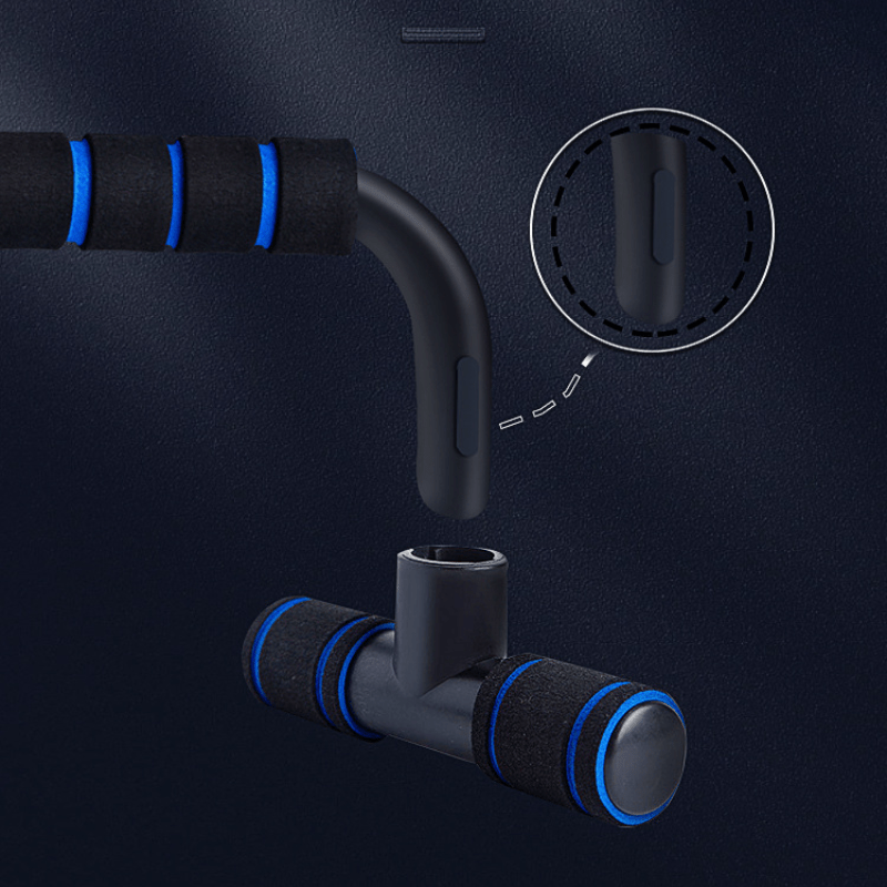 1 Pair Ergonomic Push-Up Bars for Men - Non-Slip, Portable Strength Training Stands with Textured Grip, 300 lbs Capacity, Ideal for Home & Gym Workouts, Easy Assembly, Gym Accessories