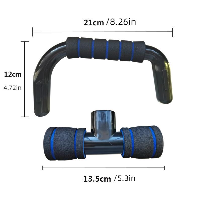 1 Pair Ergonomic Push-Up Bars for Men - Non-Slip, Portable Strength Training Stands with Textured Grip, 300 lbs Capacity, Ideal for Home & Gym Workouts, Easy Assembly, Gym Accessories