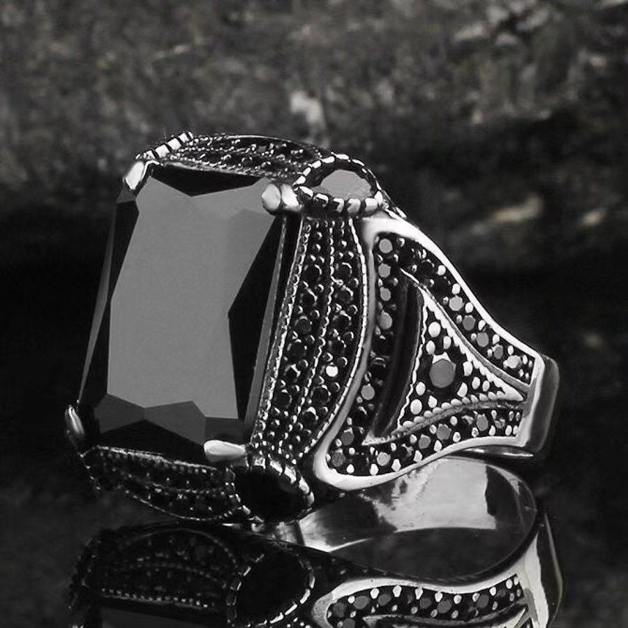 Vintage Men's Luxury Jewelry Ring - Wedding Band Engagement Party Casual Accessories