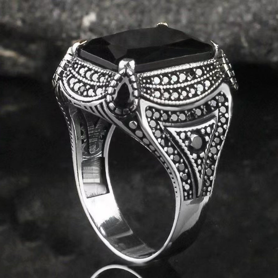 Vintage Men's Luxury Jewelry Ring - Wedding Band Engagement Party Casual Accessories