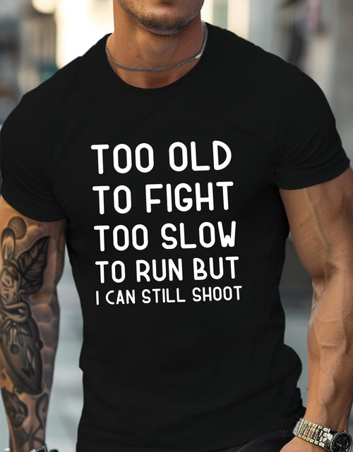 Load image into Gallery viewer, Cool shooting enthusiast statement  pure cotton men&#39;s T-shirt comfort fit, 1 pc, 100% cotton T-shirt
