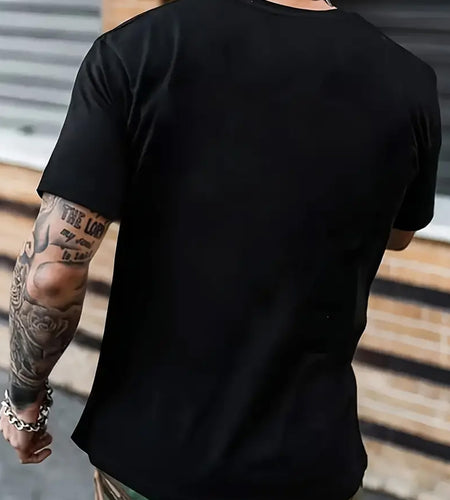 Suitable for everyday wear, men's casual short sleeves, high quality breathable material, delicate printing, super soft, refreshing tshirt