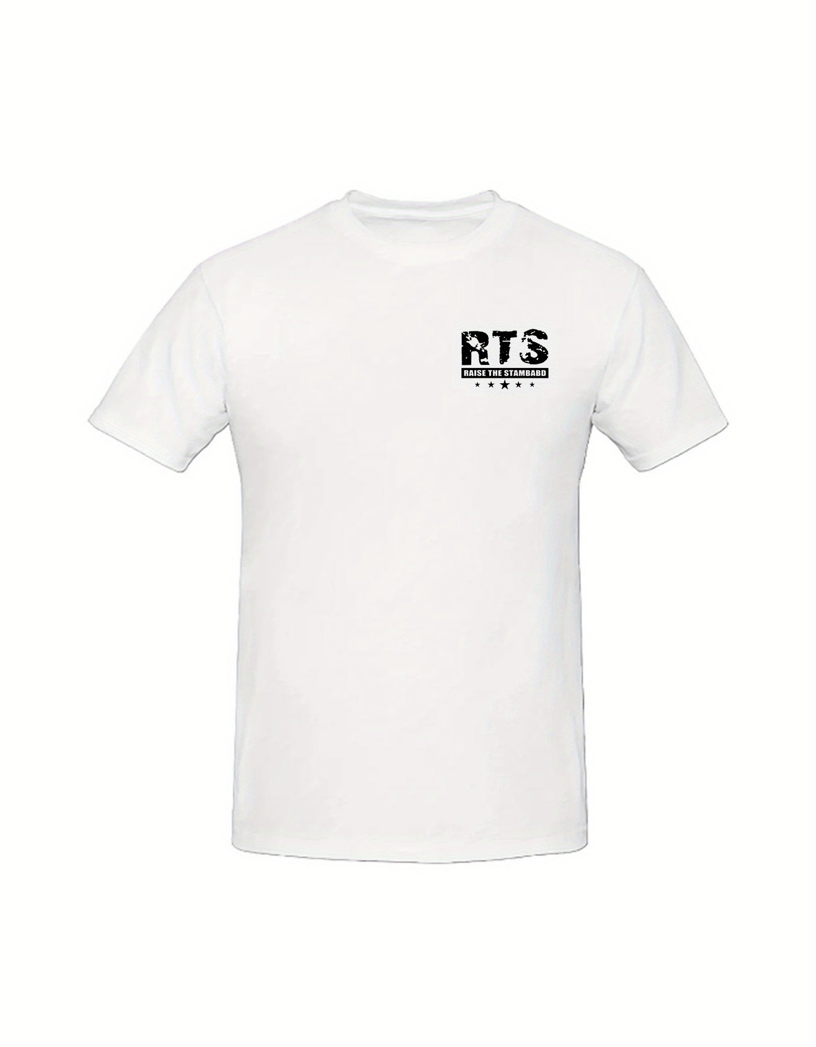 "Behind Every Strong Person" letter print soft T-shirt