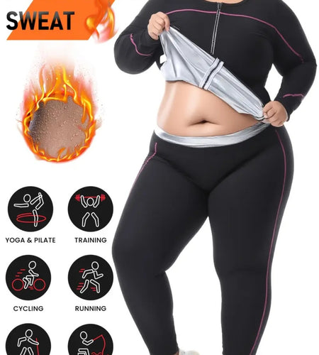 Women plus size sports suit plus size sports jacket plus size sports tights for everyday yoga fitness jogging casual outdoor sports jacket and sweat pants, Gym Clothing, Workout Outfit, Fitness Apparel, Athletic Wear, Comfort