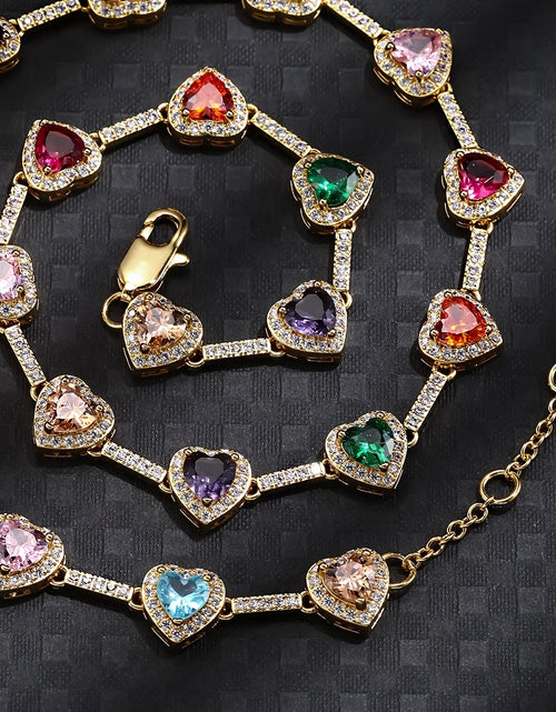 Load image into Gallery viewer, Unique Heart Shaped Stylish 10MM Love Necklace Multi Colors
