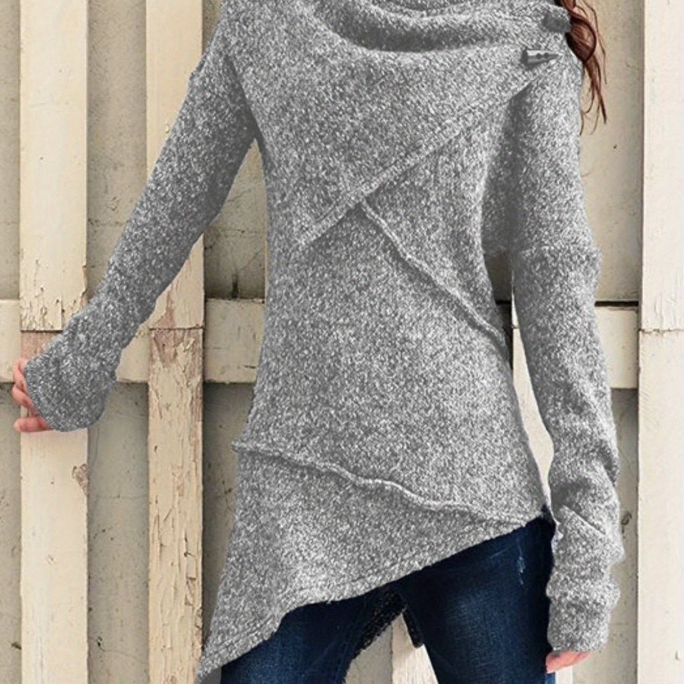 Elegant Women's Sweater Jacket - Machine Washable, Warm Material, Stylish Pullover - Fall/Winter Outerwear, Modern Knitwear, Women's Clothing