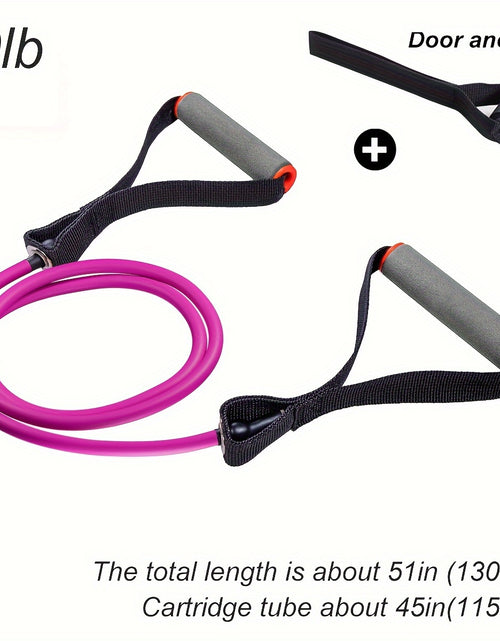 Load image into Gallery viewer, High Quality Latex Resistance Band With Big Handles And Door Anchor, Exercise Bands, Workout Bands, Suitable For Fitness Strength Training, Yoga, Pilates, Home Gym
