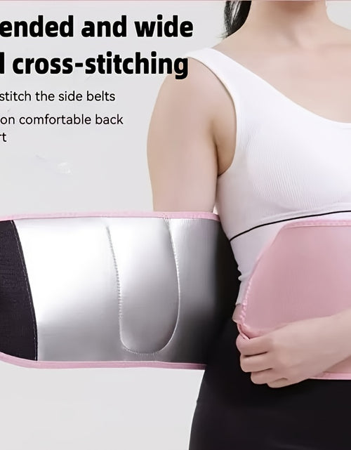 Load image into Gallery viewer, Slimming Sweat Belt Fitness Waist Belt Support for Abdominal Exercise Training to Lose Weight, for Men And Women 5x Sweat, for Fitness
