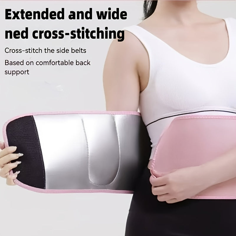 Slimming Sweat Belt Fitness Waist Belt Support for Abdominal Exercise Training to Lose Weight, for Men And Women 5x Sweat, for Fitness
