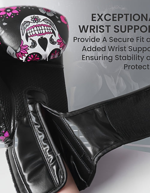 Load image into Gallery viewer, Premium Protective Boxing Gloves For Women 1Pair for Punching Sparring Kickboxing MMA Training, Stylish Comfort Heavy Bag Glove Sizes 10 12 14oz for Women
