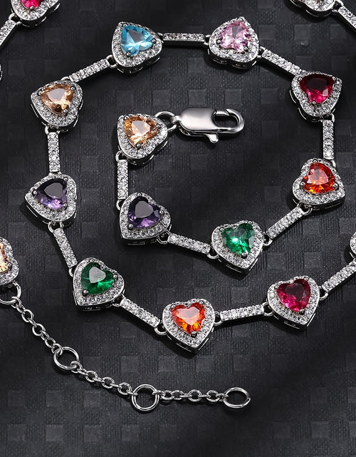 Load image into Gallery viewer, Unique Heart Shaped Stylish 10MM Love Necklace Multi Colors
