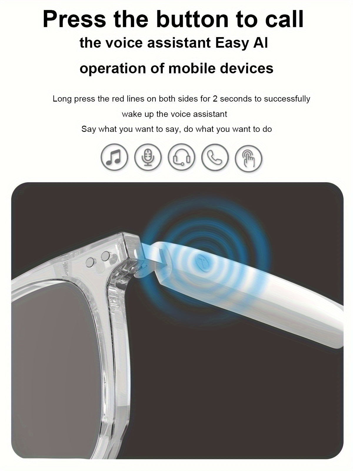 Smart Audio Glasses for Women - Blue Light Blocking, Magnetic Charging, Voice Assistant, 5.4 Wireless Audio & Mic, Remote Photography, Open Headphone Design, PC Lenses & TR Frame - Perfect for Gaming, Work, Music & Video Call